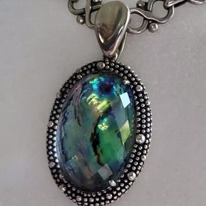 Abalone enhancer pendant